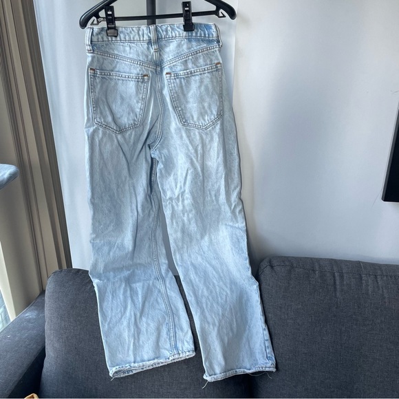 Light Blue Abercrombie High Rise Loose Jean - Picture 11 of 12